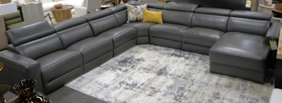 6 Pc Reclining Sectional
